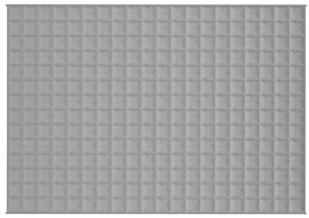 Manta pesada 10 kg 140x200 cm tecido cinza