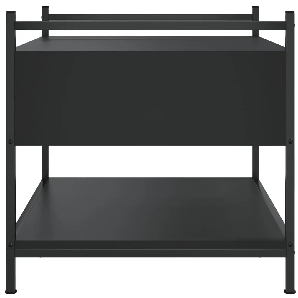 Mesa de centro 50x50x50 derivados de madeira preto