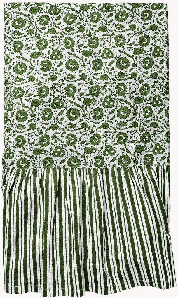 Toalha de mesa em algodão artesanal Damson