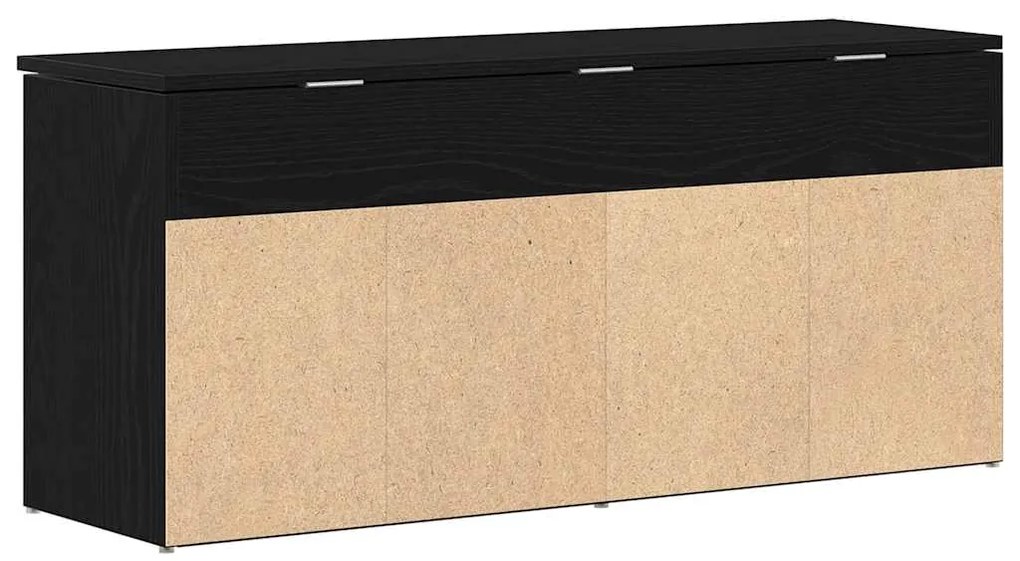 Banco sapateira 102x30,5x45 cm carvalho preto