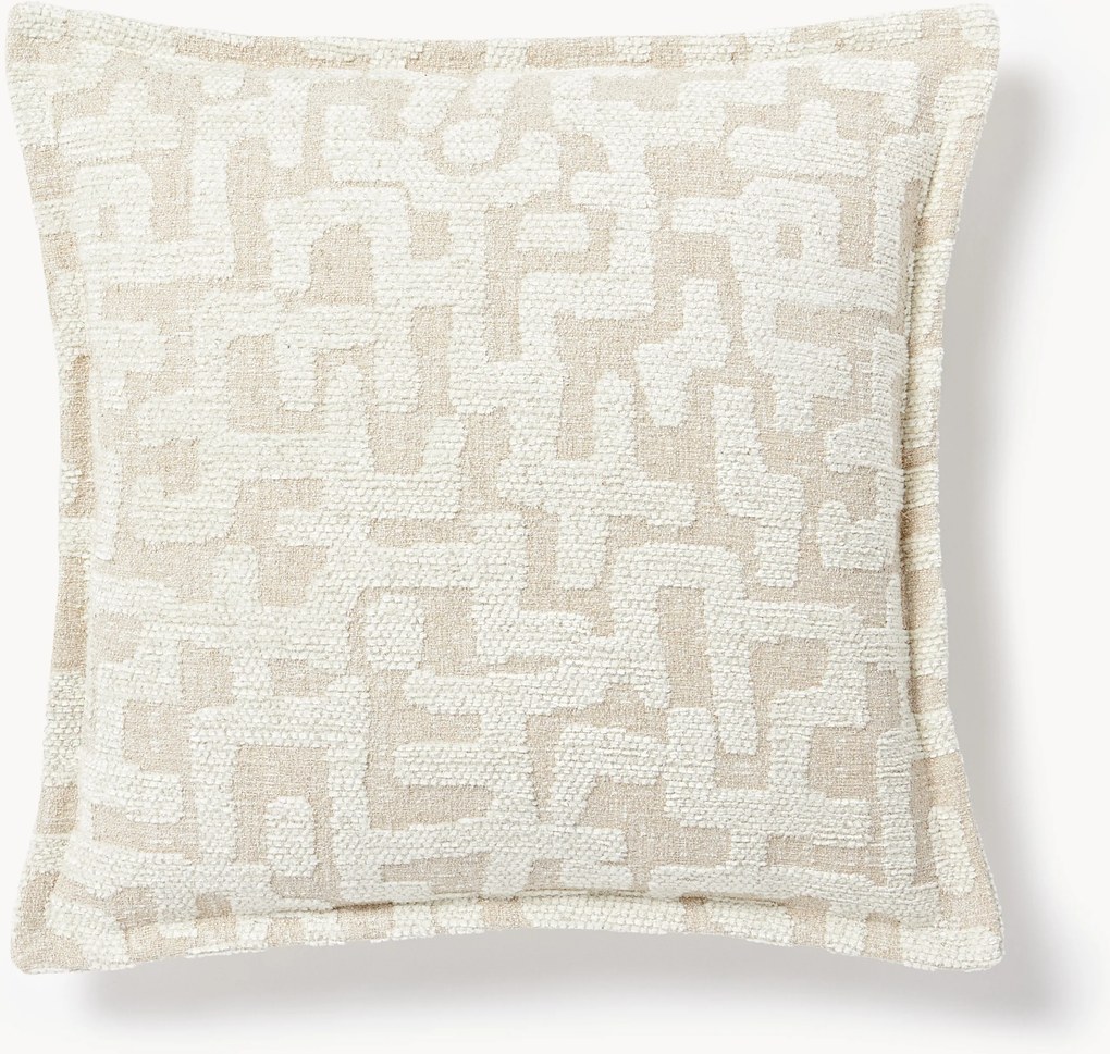 Almofada em viscose com padrão jacquard Contia