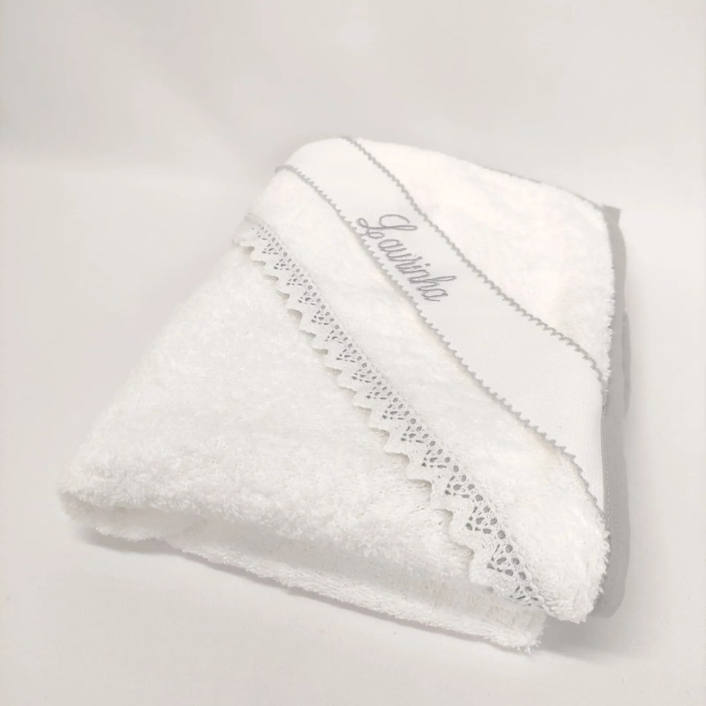 Toalha Banho Com Renda Personalizado