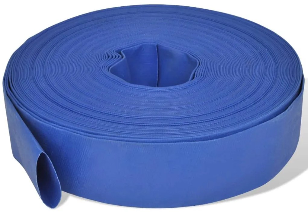 141256 vidaXL Mangueira plana para transporte de água 50 m 2" PVC