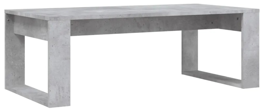 Mesa de centro 102x50x35 cm derivados madeira cinzento cimento