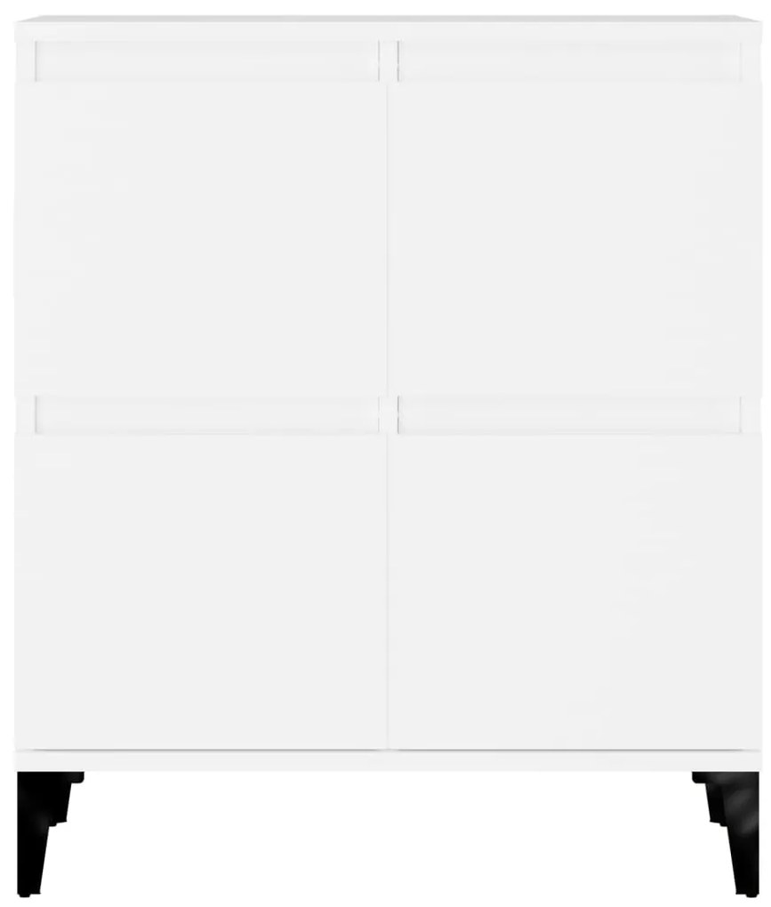 Aparadores 2 pcs 60x35x70 cm derivados de madeira branco