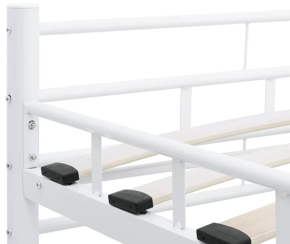 Estrutura de cama metal 160x200 cm branco