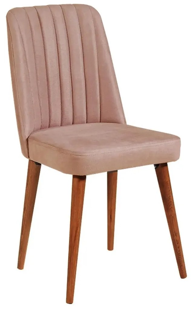 Conjunto de Mesa de Jantar Extensível e Cadeiras Vina – Nogueira – Mes