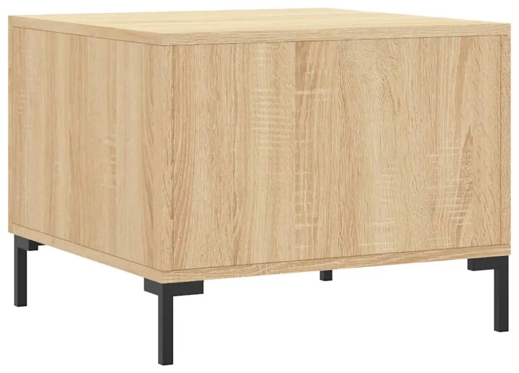 Mesa de centro 50x50x40 cm derivados de madeira carvalho sonoma