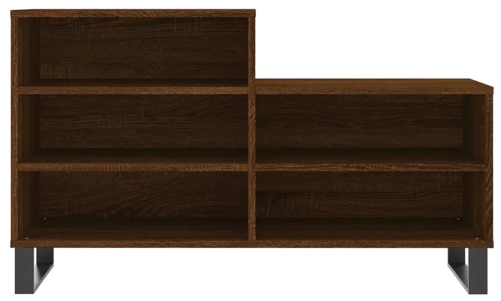 Sapateira 102x36x60 cm derivados de madeira carvalho castanho