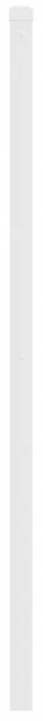 Cabeceira de cama 140 cm metal branco
