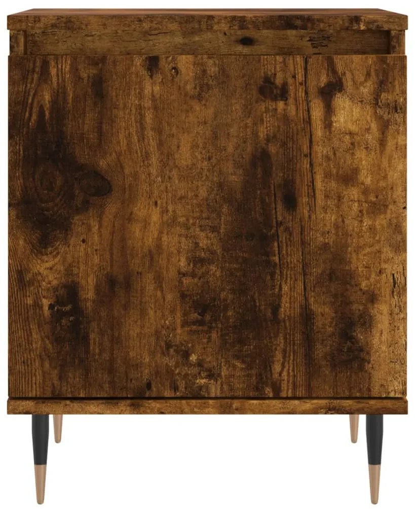 Mesa de cabeceira 40x30x50 cm deriv. madeira carvalho fumado