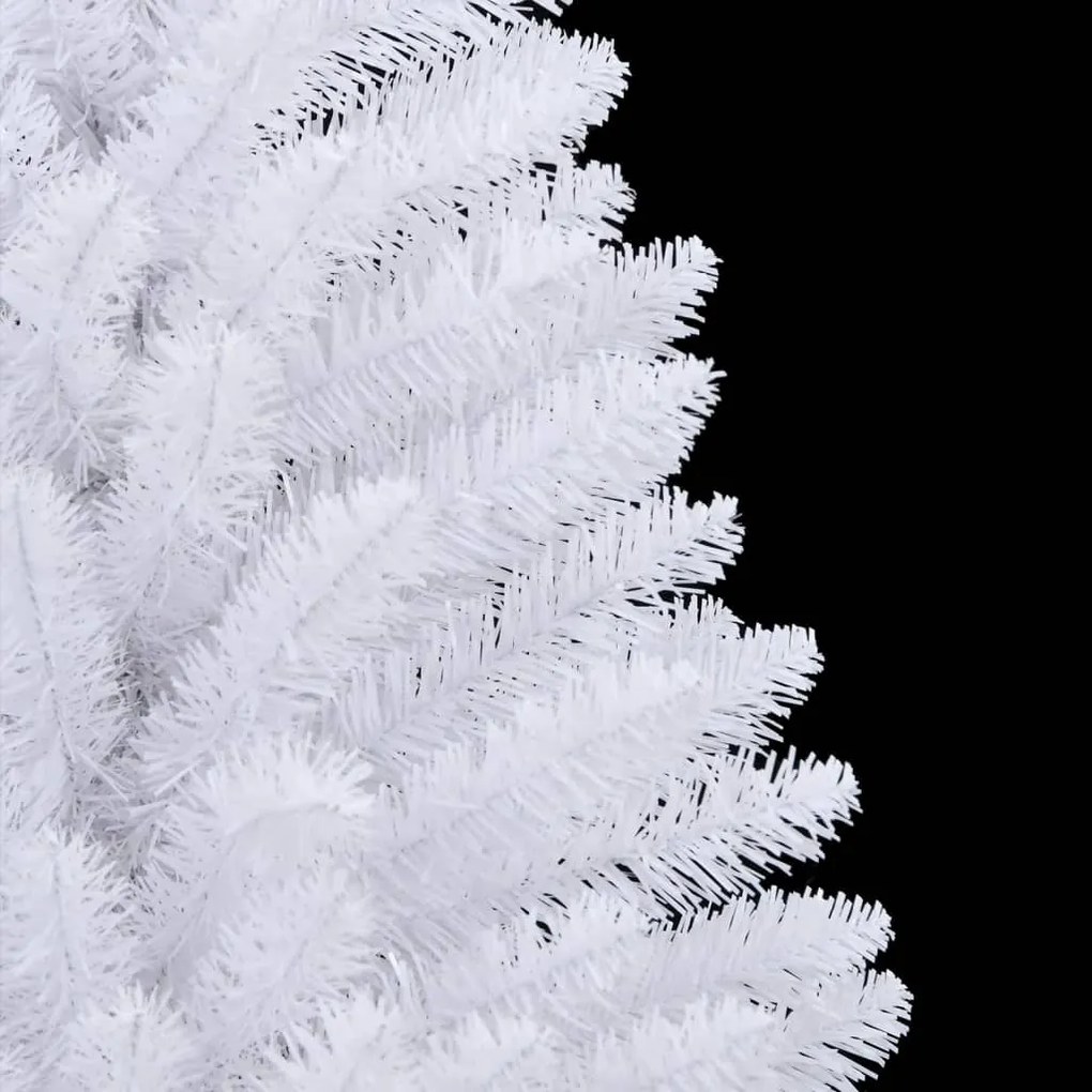 Árvore de Natal artificial articulada com suporte 150 cm branco