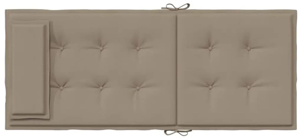 Almofadões cadeira encosto alto 4pcs oxford cinza-acastanhado