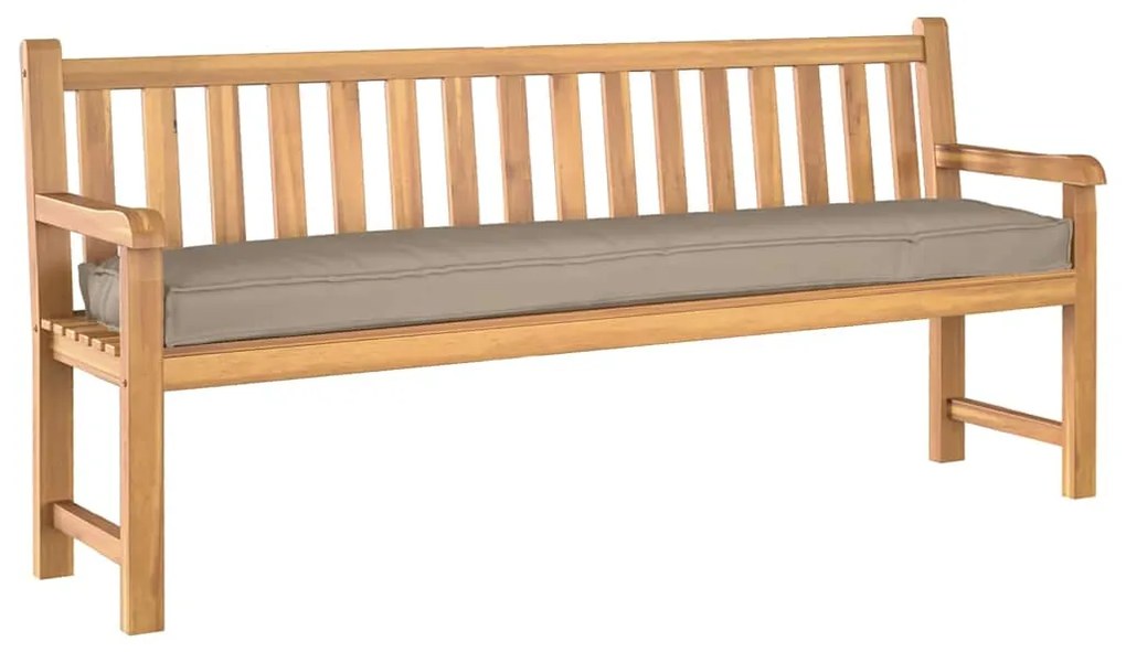 Cushion para Banco Taupe 180x40x8 cm em Tecido Oxford