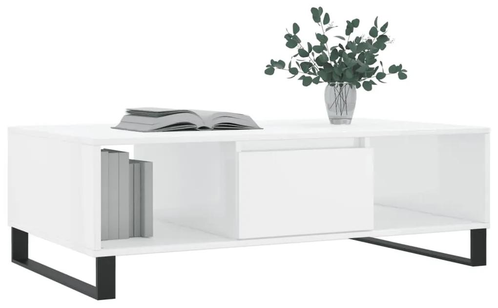 Mesa de Centro Portucale - Branco Brilhante - Design Moderno