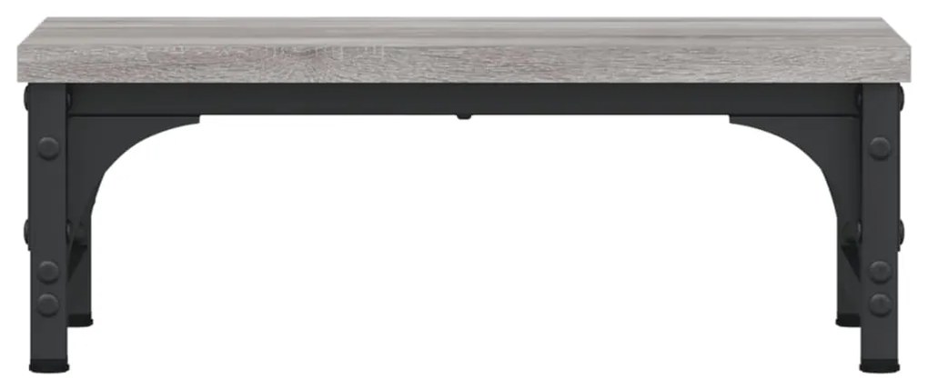 Suporte de monitor 37x23x14cm derivados madeira cinzento sonoma