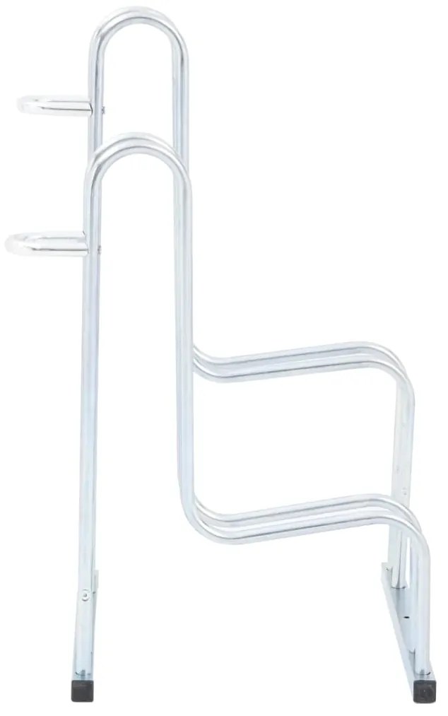 Suporte independente para 2 bicicletas aço galvanizado