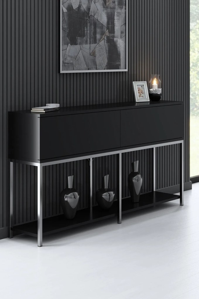 Console Lord – Black Silver – 150x80x30 cm