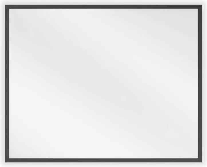 Mexen Loft espelho de casa de banho retangular 50 x 40 cm, moldura preta - 9852-050-040-000-70