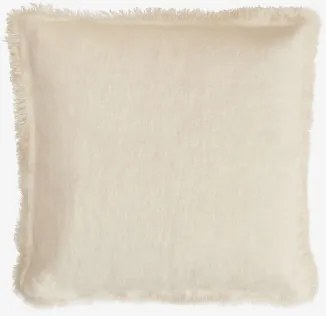 Almofada Quadrada 45x45 Cm Em Linho Glenfern Branco - Sklum