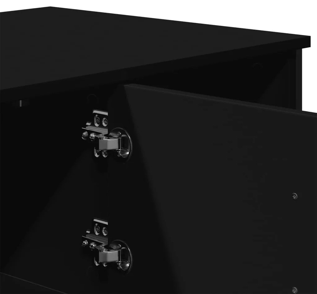 Mesa de centro 100x51x40 cm derivados de madeira preto