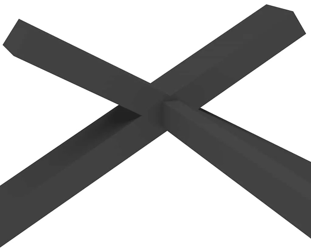 Cama de criança c/ gaveta 70x140 cm pinho maciço cinza-escuro