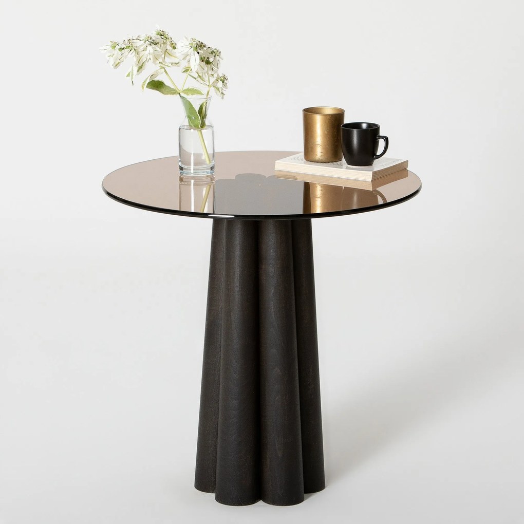 Mesa de Centro Thales – Preto Bronze – 50x50x50 cm