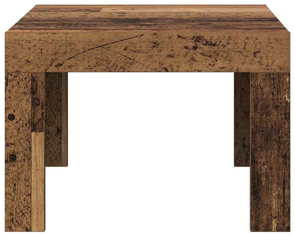 Mesa de centro Madeira antiga 50 x 50 x 35 cm