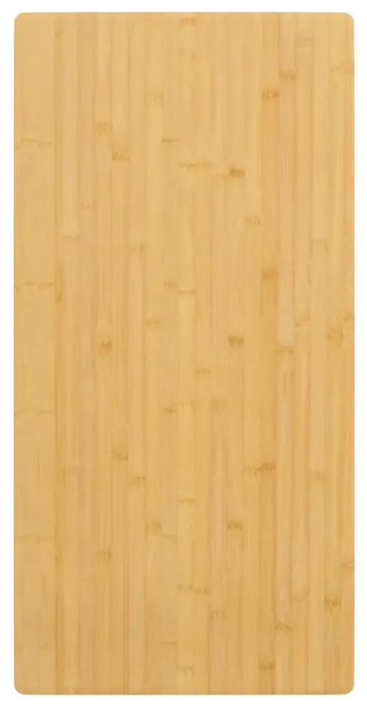 Tampo de mesa 40x80x4 cm bambu