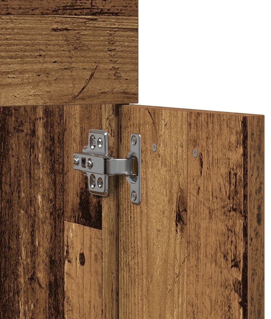 Conjunto de Móveis para Banheiro de 5 Peças Madeira Velha Madeira Recu