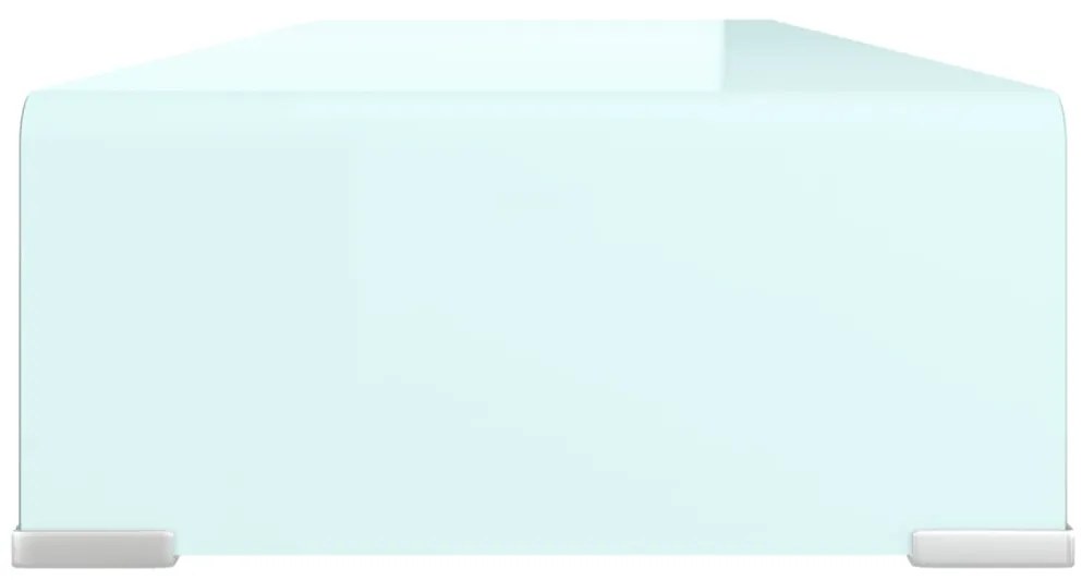 Suporte de TV/monitores em vidro 80x30x13 cm verde