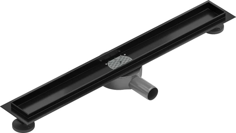 Mexen Flat 360° corpo para ralo linear rotativo 70 cm, preto - 1740070