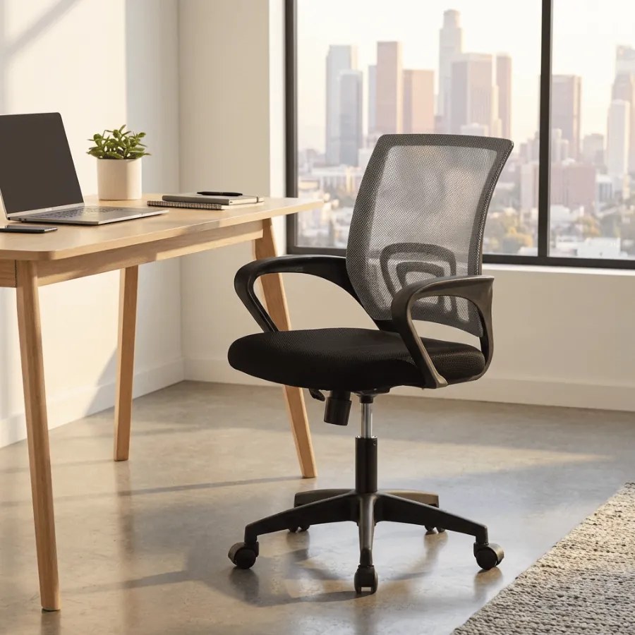 Cadeira de Escritório Cinzenta