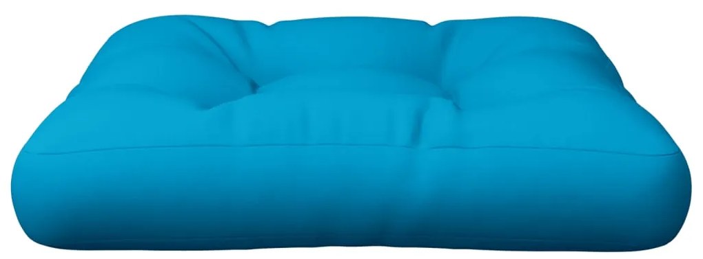 Almofadão para paletes 58x58x10 cm tecido azul-claro