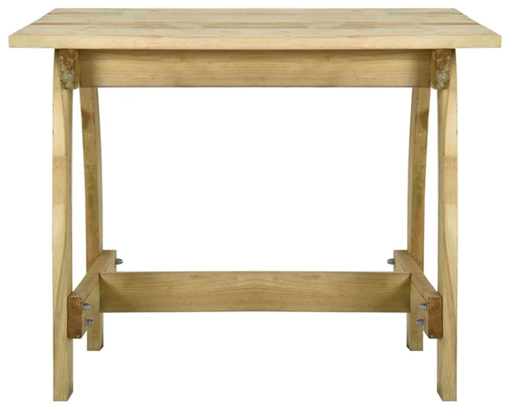 Conjunto de jantar p/ jardim 5 pcs madeira de pinho impregnada