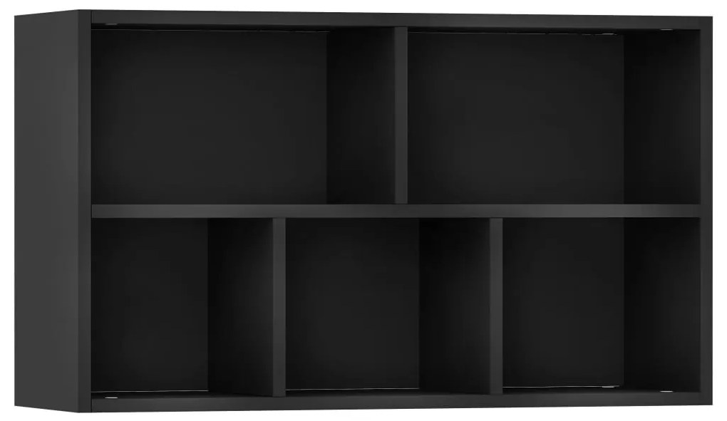 Estante/aparador 50x25x80 cm derivados de madeira preto
