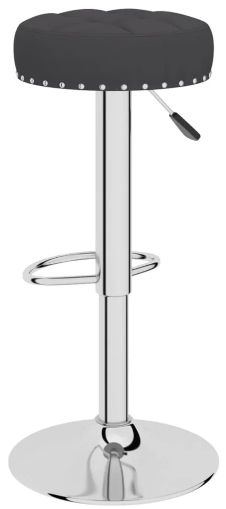 Bancos de Bar - 2 pcs - Tecido Preto