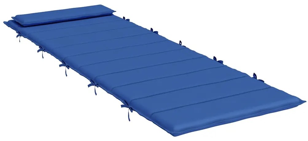 Almofadão p/ espreguiçadeira 180x60x4cm tecido oxford azul real