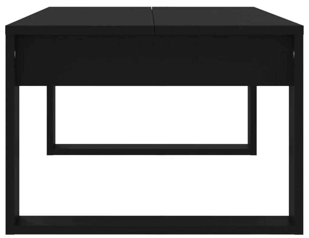 Mesa de centro 102x50x35 cm derivados de madeira preto