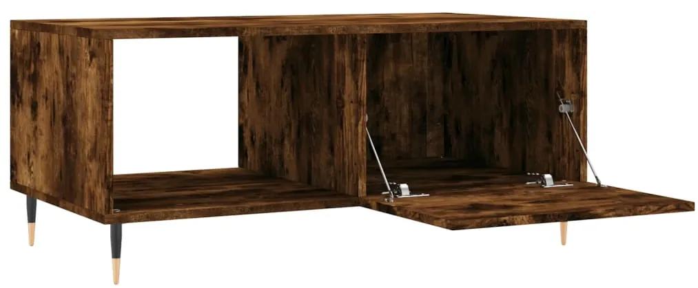 Mesa de centro 90x50x40 cm madeira processada carvalho fumado
