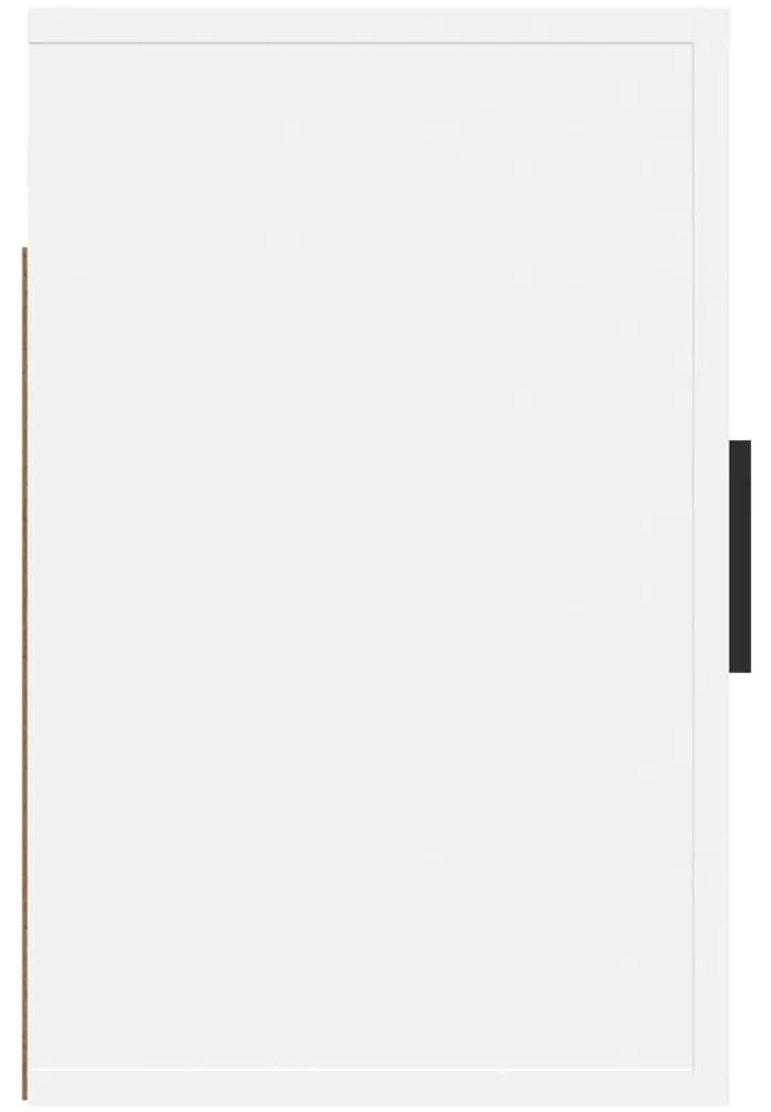 Mesas de cabeceira de parede 2 pcs 50x30x47 cm branco