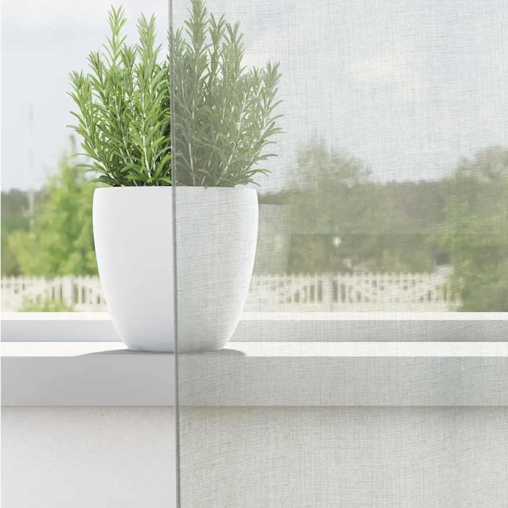 Cortinas de voile com ilhós 2 pcs cinzento-claro 140x140 cm