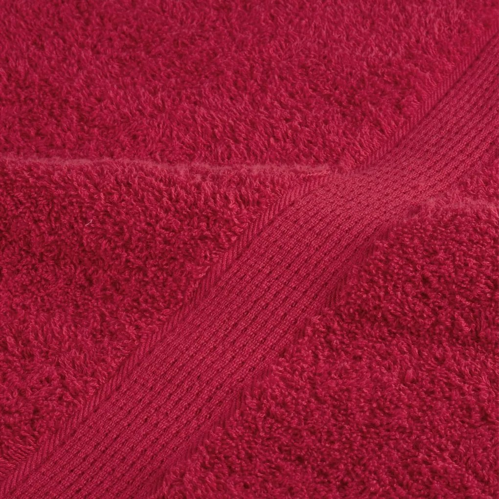 Toalhas premium SOLUND 4 pcs 100x200 cm 600 gsm vermelho