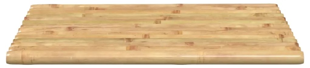 Tapetes de casa de banho 2 pcs 50x35 cm bambu