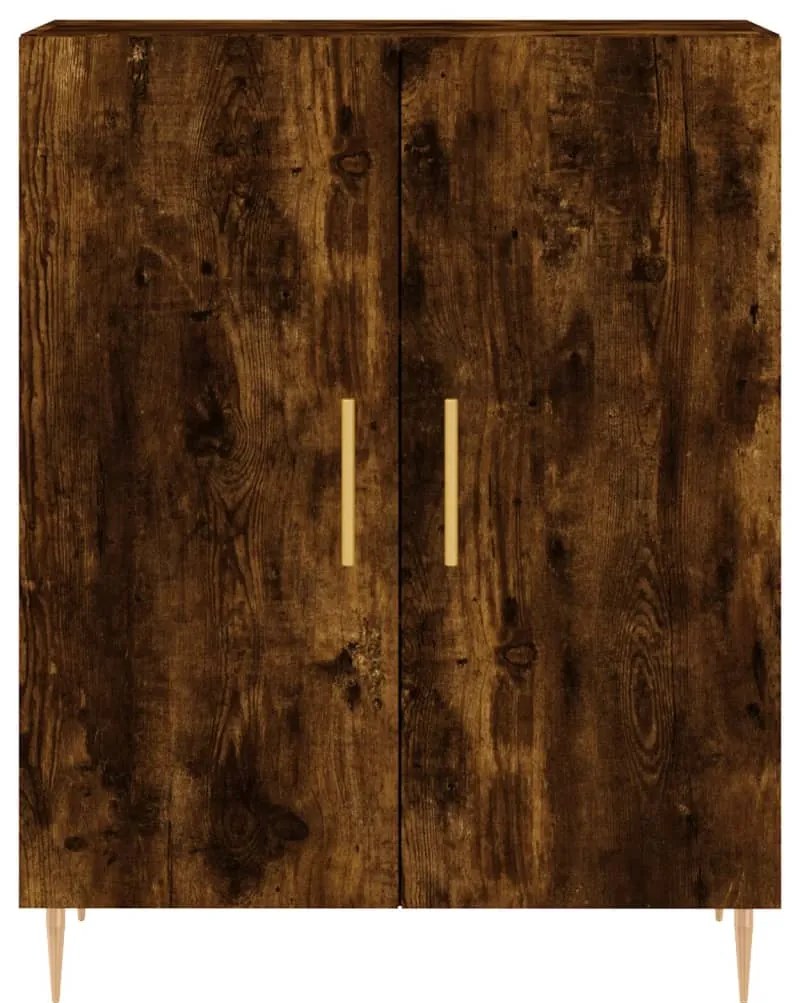 Aparador 69,5x34x90 cm derivados de madeira cor carvalho fumado