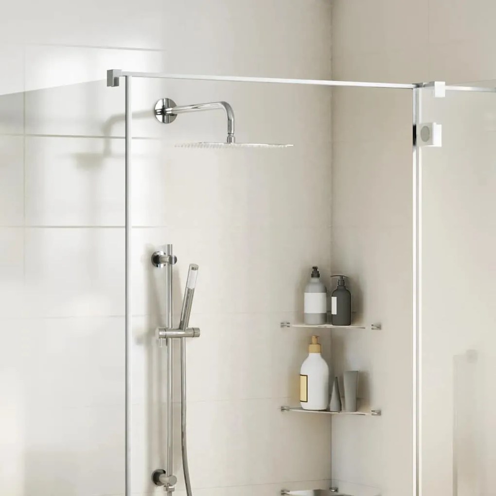 vidaXL Cabeça de chuveiro retangular 30x20 cm aço inoxidável 304