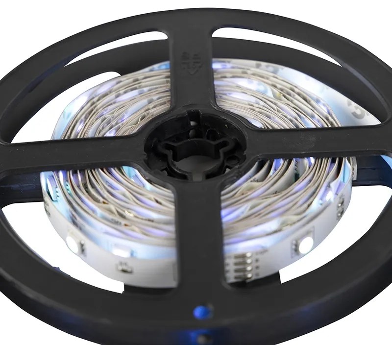 Fita LED flexível 5 metros multicolor RGB - Teania Moderno