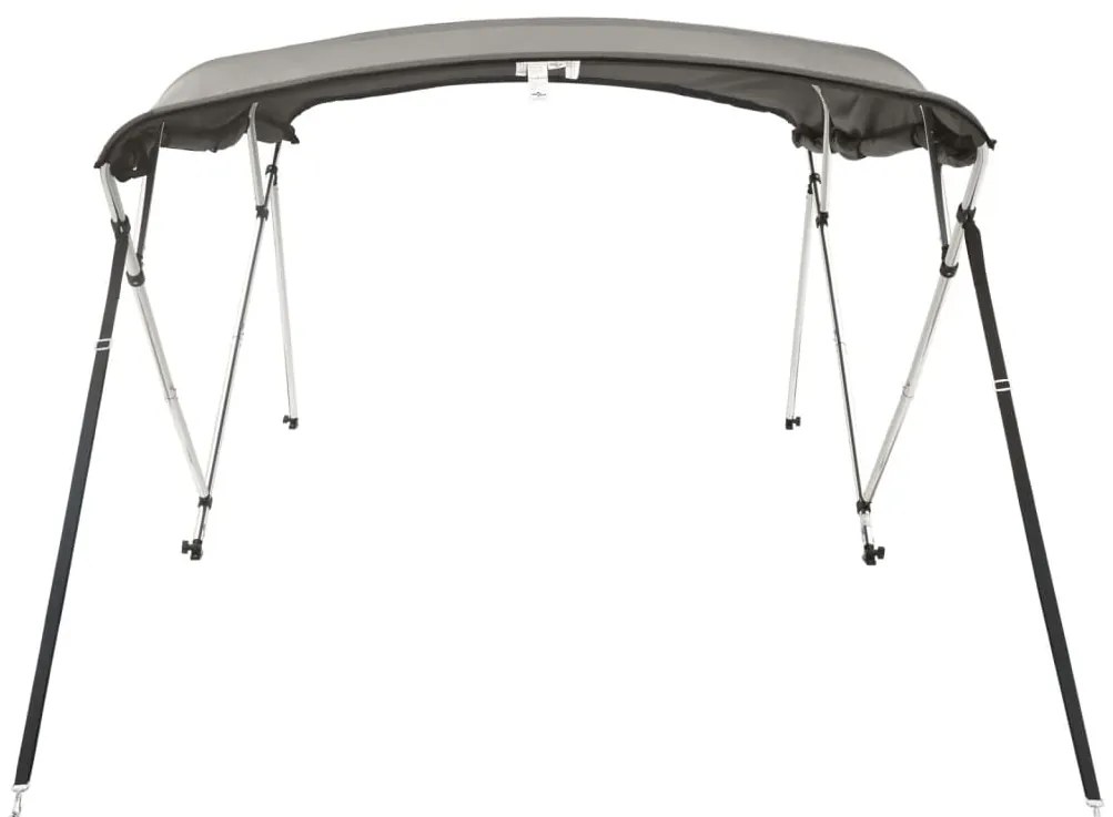 Toldo de 4 arcos Bimini c/ paredes laterais 243x(185-198)x137cm