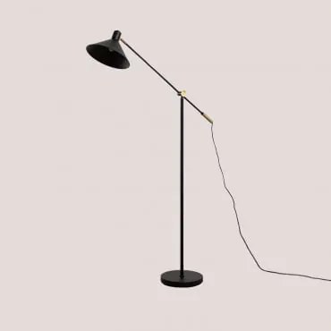 Candeeiro De Pé Em Ferro Francis Preto - Sklum