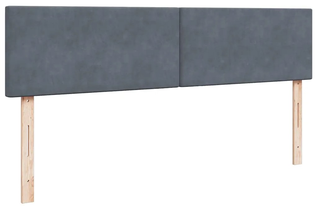 Estrutura de cama otomana com colchão 180x200cm cinzento escuro